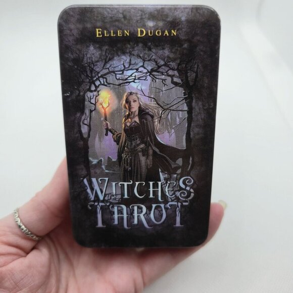 Witches Tarot ✦ Ellen Dugan Deck ✦ 78 Illustrated Cards w/ Guidebook NWT - Picture 5 of 6